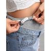 imageVerdusa Womens Maternity Denim Shorts High Waist Ripped Raw Hem Pregnancy Jeans ShortGrey Light Blue