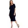 imageVerdusa Womens Short Sleeve Loose Long Maxi Lounge Dress with PocketsNavy
