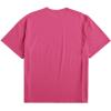 imageVerdusa Womens Summer Oversized Cute Shirt Graphic Print Short Sleeve Tunic Tops Casual Loose Drop Shoulder Crew Neck TeeHot Pink
