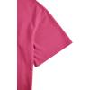 imageVerdusa Womens Summer Oversized Cute Shirt Graphic Print Short Sleeve Tunic Tops Casual Loose Drop Shoulder Crew Neck TeeHot Pink