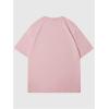 imageVerdusa Womens Summer Oversized Cute Shirt Graphic Print Short Sleeve Tunic Tops Casual Loose Drop Shoulder Crew Neck TeePink Leopard