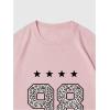 imageVerdusa Womens Summer Oversized Cute Shirt Graphic Print Short Sleeve Tunic Tops Casual Loose Drop Shoulder Crew Neck TeePink Leopard