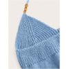 imageVerdusa Womens Crop Halter Tops Y2k Goth Clothes Crochet Cami Sleeveless Tie Backless Boho Knit Top CamisoleStar Blue