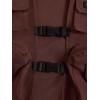 imageVerdusa Boys Pocket Front Buckle Sleeveless Cargo Vest JacketCoffee Brown