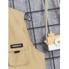 imageVerdusa Boys Pocket Front Buckle Sleeveless Cargo Vest JacketKhaki