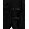 imageVerdusa Boys Pocket Front Buckle Sleeveless Cargo Vest JacketSolid Black
