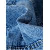 imageVerdusa Girls Denim Vest Button Down Fashion Sleeveless Jean Jacket Cute Crop TopsBlue