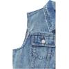 imageVerdusa Girls Denim Vest Button Down Fashion Sleeveless Jean Jacket Cute Crop TopsBlue
