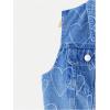 imageVerdusa Girls Denim Vest Button Down Fashion Sleeveless Jean Jacket Cute Crop TopsHeart Blue