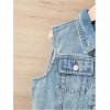 imageVerdusa Girls Denim Vest Button Down Fashion Sleeveless Jean Jacket Cute Crop TopsLight Wash