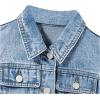 imageVerdusa Girls Denim Vest Button Down Fashion Sleeveless Jean Jacket Cute Crop TopsLight Wash