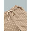 imageVerdusa Toddler Boys 2 Piece Outfits Linen Set Striped Short Sets Button Up Shirt and Shorts Clothes SetsMulticolor
