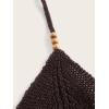 imageVerdusa Womens Crop Halter Tops Y2k Goth Clothes Crochet Cami Sleeveless Tie Backless Boho Knit Top CamisoleBrown