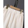 imageVerdusa Boys 2 Piece Outfit Linen Set Vacation Short Sets Button Down Shirt and Elastic Waist Shorts Casual ClothesApricot