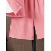 imageVerdusa Boys 2 Piece Outfit Linen Set Vacation Short Sets Button Down Shirt and Elastic Waist Shorts Casual ClothesLight Pink