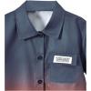 imageVerdusa Boys 2 Piece Outfits Ombre Short Sleeve Button Up Shirts and Elastic Waist Shorts SetOrange