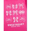 imageVerdusa Girls Coquette Bow Top Round Neck Short Sleeve Cute Graphic TeesBow Hot Pink