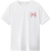 imageVerdusa Girls Coquette Bow Top Round Neck Short Sleeve Cute Graphic TeesBow White