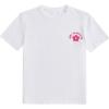 imageVerdusa Girls Coquette Bow Top Round Neck Short Sleeve Cute Graphic TeesWhite