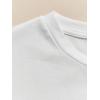 imageVerdusa Girls Coquette Bow Top Round Neck Short Sleeve Cute Graphic TeesWhite M
