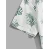 imageVerdusa Mens 2 Piece Outfit Colorblock Button Up Shirt and Drawstring Waist Shorts SetsGreen