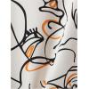 imageVerdusa Mens 2 Piece Outfit Colorblock Button Up Shirt and Drawstring Waist Shorts SetsMulticolor Khaki