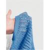 imageVerdusa Mens Jersey Shirt Crochet Tops Short Sleeve Letter Print Vintage Lightweight Pullover SweaterBlue