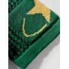 imageVerdusa Mens Jersey Shirt Crochet Tops Short Sleeve Letter Print Vintage Lightweight Pullover SweaterGreen