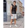 imageVerdusa Mens Knitted Tank Top Sleeveless Round Neck Pullover Shirt UndershirtBlack
