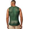 imageVerdusa Mens Knitted Tank Top Sleeveless Round Neck Pullover Shirt UndershirtDark Green