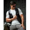 imageVerdusa Mens PU Leather Sleeveless Motorcycle Biker Vest JacketBlack