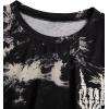 imageVerdusa Mens Tie Dye Short Sleeve Round Neck Graphic Tee TopsMulticolor