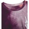 imageVerdusa Mens Tie Dye Short Sleeve Round Neck Graphic Tee TopsMulticolor B