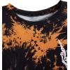 imageVerdusa Mens Tie Dye Short Sleeve Round Neck Graphic Tee TopsOrange