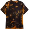 imageVerdusa Mens Tie Dye Short Sleeve Round Neck Graphic Tee TopsOrange