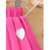 imageVerdusa Toddler Girls Elastic Waist Short A Line Skater Pleated SkirtHot Pink