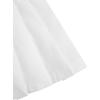 imageVerdusa Toddler Girls Elastic Waist Short A Line Skater Pleated SkirtWhite