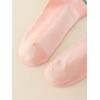 imageVerdusa Womens 5 Pairs Flower Embroidery Toe seamed Soft Crew Socks5 Packs Smily Print