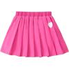 imageVerdusa Toddler Girls Elastic Waist Short A Line Skater Pleated SkirtHot Pink