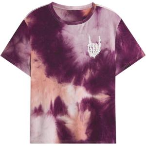 imageVerdusa Mens Tie Dye Short Sleeve Round Neck Graphic Tee TopsMulticolor B