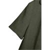 imageVerdusa Boys 2 Piece Outfits Linen Set Button Up Matching Set Short Sleeve Shirt and Drawstring Waist Vacation Pants SetArmy Green