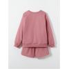 imageVerdusa Girls 2 Piece Outfits Long Sleeve Sweatshirt and Shorts Clothing SetsDusty Pink