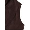 imageVerdusa Girls Faux Suede Tassel Vest 70s Hippie Cardigan Cowgirl Fringe JacketSolid Brown