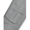 imageVerdusa Mens Drawstring Waist Pocket Side Loose Cargo Pants Baggy JoggersGrey
