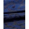 imageVerdusa Mens Satin Button Down Lapel Collar Leopard Print Short Sleeve ShirtRoyal Blue