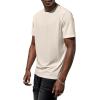 imageVerdusa Mens Short Sleeve Basic T Shirt Casual Round Neck Ribbed Tee TopBeige