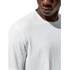 imageVerdusa Mens Short Sleeve Basic T Shirt Casual Round Neck Ribbed Tee TopWhite