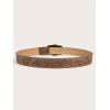 imageVerdusa Womens Vintage Western Leather Buckle BeltCamel