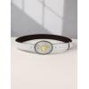 imageVerdusa Womens Vintage Western Leather Buckle BeltWhite