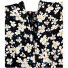imageVerdusa Girls Floral Print Puff Sleeve Square Neck Shirred Swing A Line DressBlack